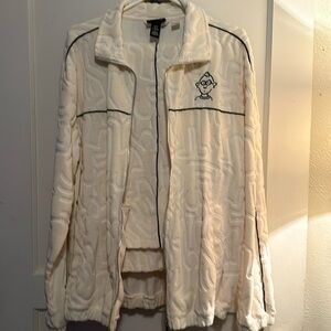 Men’s two piece cream Terry Jogging suit H&M size medium